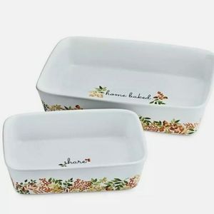 Martha Stewart 2pc Baking Dish Set